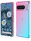 GOKEN Cover per Google Pixel 8 PRO, Silicone TPU a Gradiente Colori Custodia, Soft Rubber Protettiva Case, Antiurto Antiscivolo Protezione Shell, Rosa/Verde