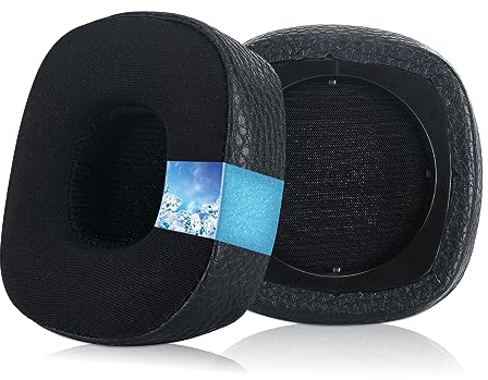 Yizhet Kühlgel Ersatz Ohrpolster für Marshall Major III & IV: Innovativer Memory-Schaum mit EIS-Seide – Für maximalen (Schwarz)