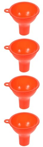 FRCOLOR 4pcs Silicone Food Funnel for Dogs Lightweight and Easy to Handle for Preparing Dog Toys and Food Transfer Design for Smooth Use and Storage