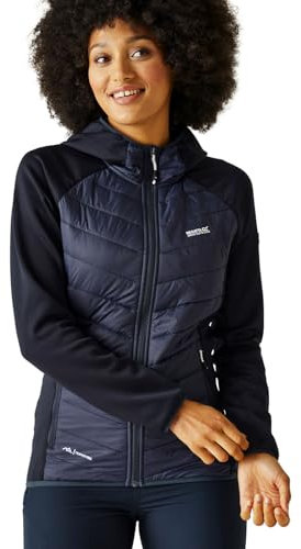 Regatta Padded Hybrid Jacket Coat Manteau rembourré, Navy, 36 Femme