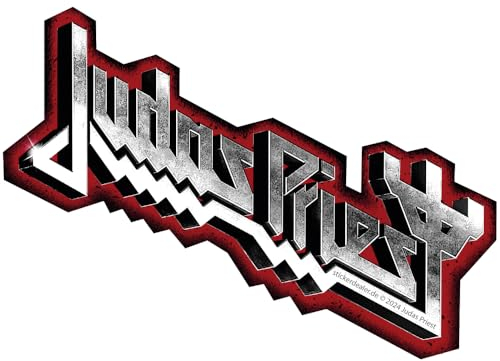 chemstickattack Judas Priest Aufkleber Logo Firepower Musik Heavy Metal Sticker ca. 19x8 cm