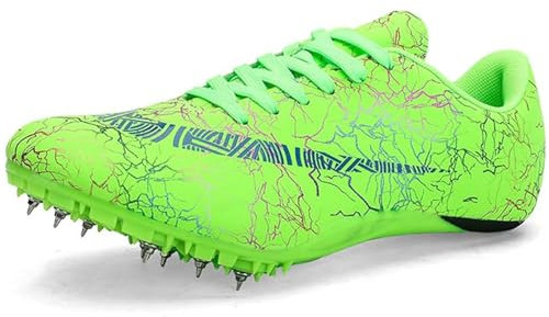 HENXUE Leichtathletik- Und Cross-Country-Schuh, Professioneller Leichtathletik- Und Cross-Country-Schuh Für Sport, Hochsprung, Weitsprung, Training, Spikes, Lauftraining,002,37