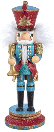 Kurt Adler Hollywood Nussknacker™ Soldaten mit Instrumenten Nussknacker, Red Hat