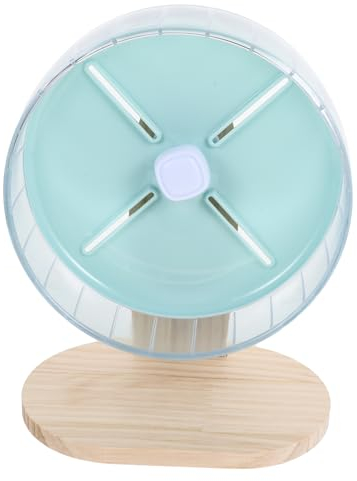 Grünes Hamsterrad mit Ständer, 20cm Laufrad für Kleintiere