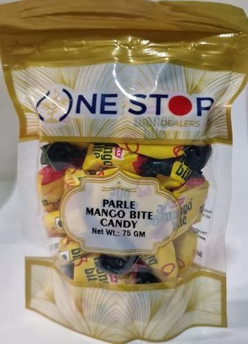 One Stop Dealer Candies 75g | Christmas, Valentines Day Gift | Perfect for Sharing & Treats | Sweet & Delicious | Ideal for Parties & Gifting | Fun & Enjoyable Snack (Pack of 1, Candy Mango Bite 75g)