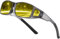 DUCO Polarisierte Nachtfahrtbrille Überbrille für Korrektionsbrille für Brillenträger Polarisierte Nachtsichtbrille 8953Y (L,Transparent Grau)