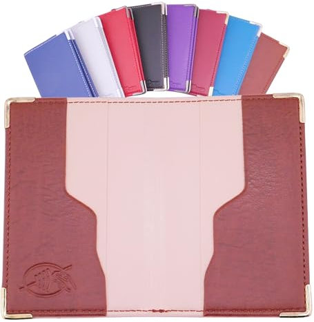 Ugozen Étui Cartes Bancaires RFID Luxéo | Porte Carte Bleue Homme/Femme Gold