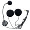 YUGSHNKFC 3,5 mm gerader Kopf Helme Headsets Mikrofon integriertes 32Ω Doppel-Motorradhelme Headsets Mikrofon