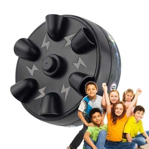 Dispositivo di scossa elettrica del , strumento multiplayer, gioco rivelatore di scherzi 11,2* 11,2* 5,2 cm/4,41* 4,41* 2,05 pollici e shock non nocivi per una notte di gioco indimenticabilmente