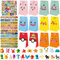 GOACRS Kindergeburtstag Mitgebsel Set, 98pcs Kinder Geburtstag Gastgeschenke Mitbringsel mit Mini Figuren Schnapparmbänder Stickers Papier Geschenktüten, Party Geschenke Give Aways für Jungen Mädchen