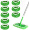 Lingettes de Sol réutilisables en Microfibre – pour Utilisation Humide ou sèche-Set de 8 pièces – Nettoyage des sols durs, parquets et Surfaces Lisses
