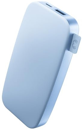 Fresh 'n Rebel Powerbank 12000mAh - USB-C in & Out - Schnelles Aufladen (Fast Charge 20W) - 6 Sicherheitsmerkmale - Tragbarer externer Akku für iPhone und Android (Vivid Blue)
