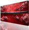 Tappetino Mouse Fiori di ciliegio Tappetino Mouse XXL 1600x800x3mm Katana Mousepad Impermeabile e Antiscivolo Cucire i Bordi, Accessori Gaming Mousepad per Portatile Laptop Tastiera Model-01960
