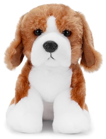 Zappi Co Miles the Beagle Plüschtier Hund (22 cm) – Beagle Buddy – weich, kuschelig, recycelt – verspielter Welpe