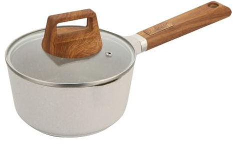 Bergner Naturally Kochtopf 16 Cm Mit Glasdeckel, Aluminiumguss