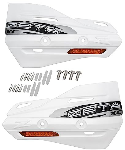 DRC Armor-Guard XC protectors with flasher white