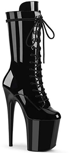 Pleaser FLAMINGO-1050 Blk Pat/Blk UK 5 (EU 38)