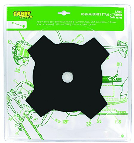 GREENSTAR 12608 Ersatzmesser zu 4 Zähne aus Stahl für Motorsense 1200199