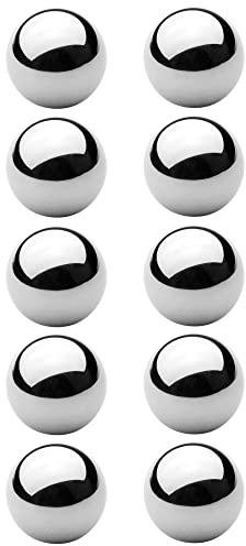 cyclingcolors 10x Kugel KUGELRING KUGELANZAHL Fahrrad TRETLAGER KUGELLAGER INNENLAGER Achse VORBAU (1/4 (6.35 mm))