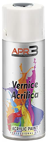 APR3 - Pintura Acrílica en Spray, Color Plata Espejo, Perfecto para Múltiples Aplicaciones en Exterior e Interior, 400 ml