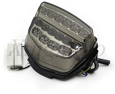 HASkulle Motorrad Smoke Led Rücklicht Bremslicht mit Integrierten Blinkern 2008-2012 CBR 1000RR / CBR1000RR / Fireblade