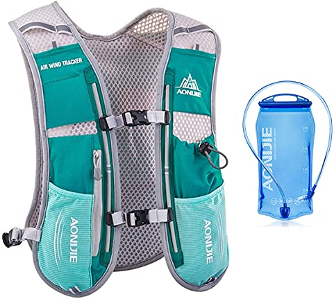 Win.Deeper 5L Ultraleicht Trinkrucksack Trail Rucksack Trinkweste, Hydration Pack Fahrradrucksack für Laufen, Camping, Wandern, Marathoner