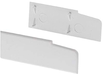 5 x White UPVC Pairs Window and Door Cill End Caps fits 180mm Eurocell Sills