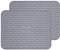 To encounter Silicone Dish Drying Mat -Large 17 x 13 - Set of 2 Flexible Rubber Drying Mat, Heat Resistant Silicone Trivet, Counter Top Mat, Dish Draining Mat, Sink Mat