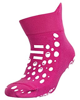 Calcetín Pool Kids R.EVENGE para actividades en piscina y sobre superficies mojadas, antibacteriano y antideslizante talla 16-20 (Fucsia)