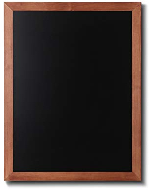 Lavagne con cornice in legno di faggio 60 x 80 cm | Lavagne da appendere in orizzontale o in verticale | Lavagna scrivibile con gessi o pennarelli a gesso liquido per menu o promemoria.