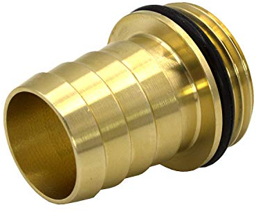 VARIOSAN Schlauchtülle 14207, 1/2 AG x 1/2 Tülle, Messing, O-Ring