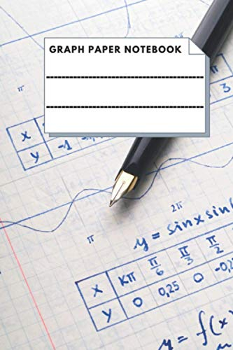 Graph Paper Notebook: Graph Paper Notebook: Grid Composition Notebook for Math and Science Students Blank Quad Ruled 110 Blank Pages, 6x9, Matte Finish Cover