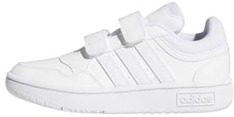 adidas Hoops Lifestyle Basketball Hook-and-Loop Shoes Schuhe, Cloud White/Cloud White/Cloud White, 29 EU