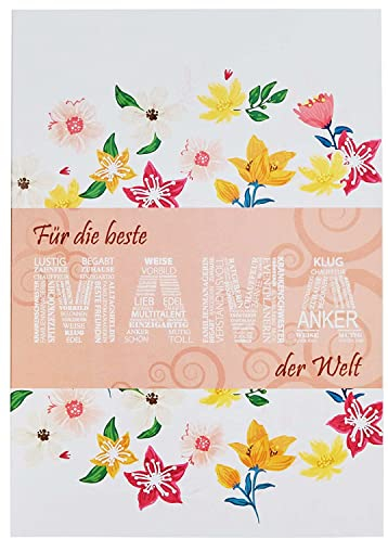 Libetui Cards Liebevolle Glückwunschkarte Mama Geschenkkarte Beste Mama Geschenk Mama Karte Geburtstag Muttertag Weihnachten Motiv Blumen