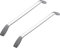 siwitec 2x Möbelgriff 2266 in Chrom glänzend mit 320 mm Lochabstand, Griffe inkl. passender M4 Schrauben