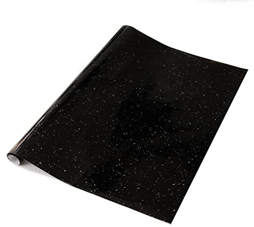 Self Adhesive Vinyl Wrap Film for Kitchen Worktops dc fix Black Granite Quartz (67.5CM, 3M)