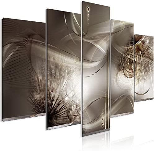 murando - Akustikbild Abstrakt 5 tlg - Bilder Akustikschaum Schallschutz Wand Kunst Akustikpaneele Wandpaneele Schalldämmung Wandbild Schallabsorber Akustikplatten Pusteblume Löwenzahn a-A-10378-b-a