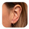 Diamday Kleine Creolen Ohrringe für Herren Damen Chirurgenstahl Scharnierte Huggie Hoop Ohrringe Knorpel Helix Piercing Lappen zweite Loch Schläfer kleine Creolen Ohrringe