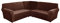 TIUTIU L-Form Sofahusse 5/7-Sitzer Eckcouch Cover, Elastischer Ecksofabezug Mit Anti-rutsch Schaumstoffankern, 3-teilige Dicker Plüsch Samt Schonbezug (Brown,5-Sitzer)