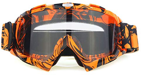 Bagima Lunettes de Motocross Coupe-Vent - Protection pour Moto, Dirt Bike, ATV (H)