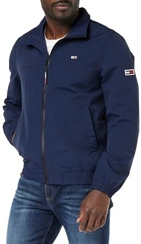 Tommy Jeans Bomber Homme Essential Casual Mi-Saison, Bleu (Dark Night Navy), XS