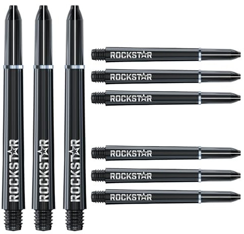WINMAU Joe Cullen Black - Dart Shafts Medium