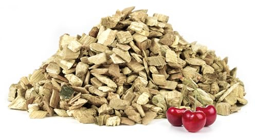 Eurocatch Räucherchips - Kirsche - Räucherspäne - Chips - 4 Liter - 1kg - Räucherholz - 100% reines Produkt, frei von Schimmel für maximale Sicherheit