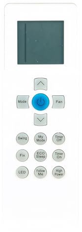 ALLIMITY Mando a Distancia Aire Acondicionado Compatible con Carrier Toshiba AC A/C RG67N/BGEF RG67N/BGCEF RG67N10/BGEF RG67V/BGEF