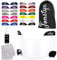 JONSTYN Anti-Fog Football Visor with 15 Different Stickers | Clear Scratch Resistant Universal Visor Fits Youth & Adult Helmets | Helmet Visor for Sport Football - Easy to Clean