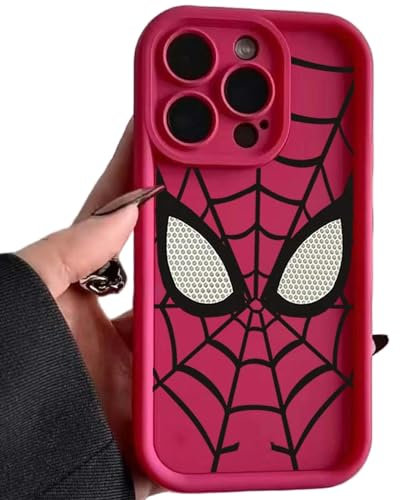 OonMan aesthetic phone case Shockproof Mobile Phone Soft Case For Spider-Man For Iphone-Red-Iphone 6S Plus