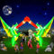 Kalolary 14 FT Halloween Aufblasbare Torbogen Außendekorationen Blow Up Hof Feuerspeiender Drachenbogen mit eingebauten LEDs für Indoor Party Garten Rasen Dekor
