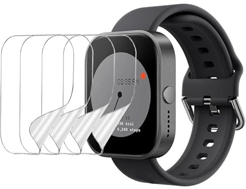 Pellicola idrogel 5pcs per CMF by Nothing Watch Pro 1.96 Smart Watch Trasparente TPU Pellicola Protettiva Schermo Touch Sensibile, HD Clear, Ultra Sottile, Auto Guarigione