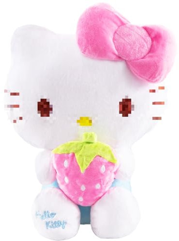 Heartsking Kitty Plüschtier Kuscheltier, 30cm Kitty Kuscheltier Katze, Kinderpuppe Kuscheltier, Cartoon Charaktere Plüschpuppen Geschenke für Mädchen, Jungen & Babys