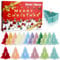 24 Tage Weihnachtsbaum Kerze Adventskalender 2024 Duftkerzen Geschenk für Erwachsene Frauen Duft Wachskerzen Weihnachten Countdown Geschenk für Familie Freund Zuhause Indoor Urlaub Dekoration